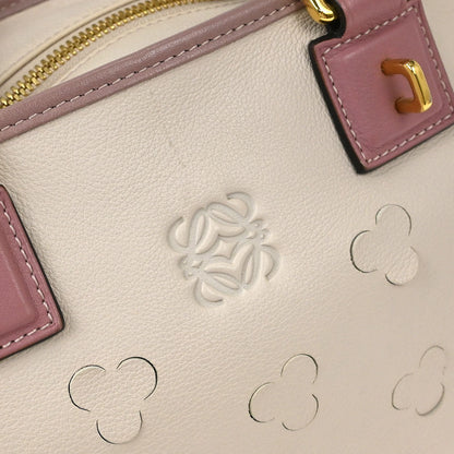 Loewe Off-white Perforated Leather Amazona 28 Handbag