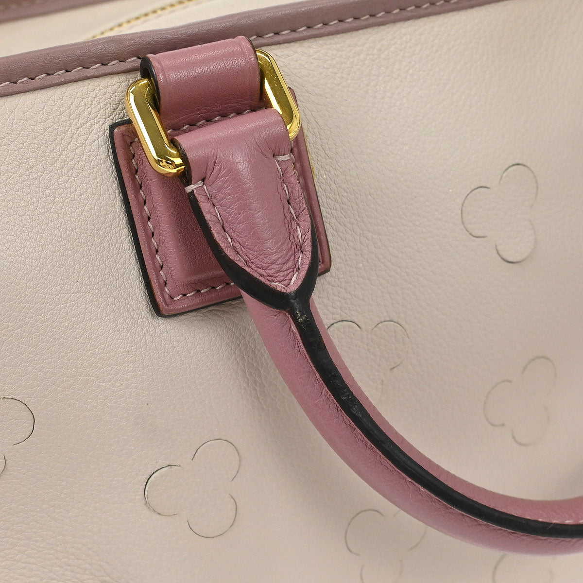 Loewe Off-white Perforated Leather Amazona 28 Handbag