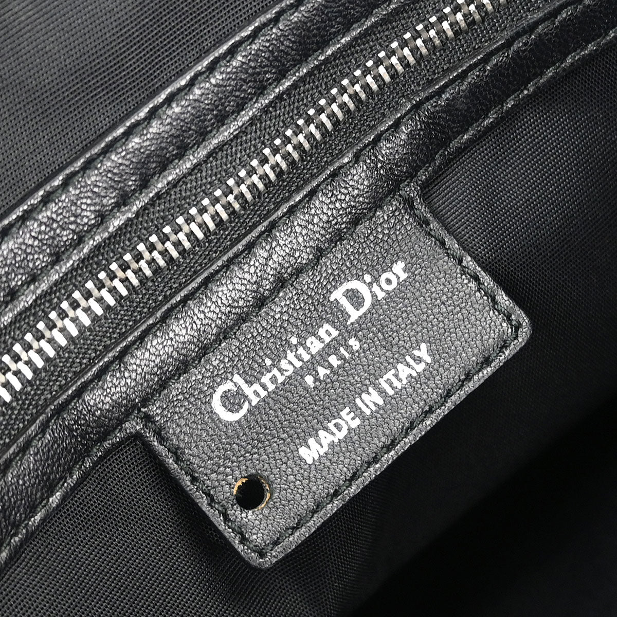 Christian Dior Black Lambskin Lady Dior Cannage Tote Handbag