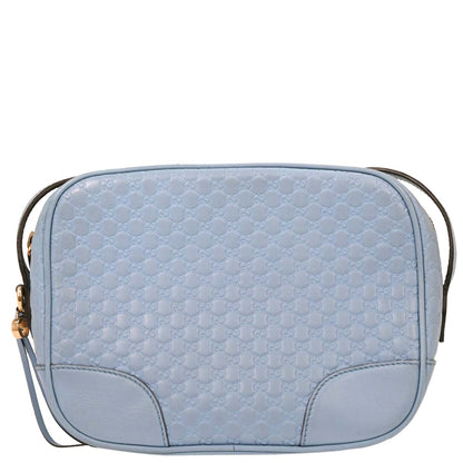 Gucci Light Blue Micro Guccissima Crossbody Bag