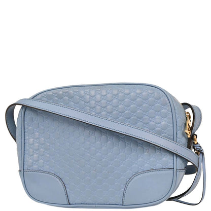 Gucci Light Blue Micro Guccissima Crossbody Bag