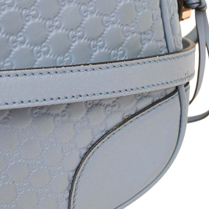Gucci Light Blue Micro Guccissima Crossbody Bag