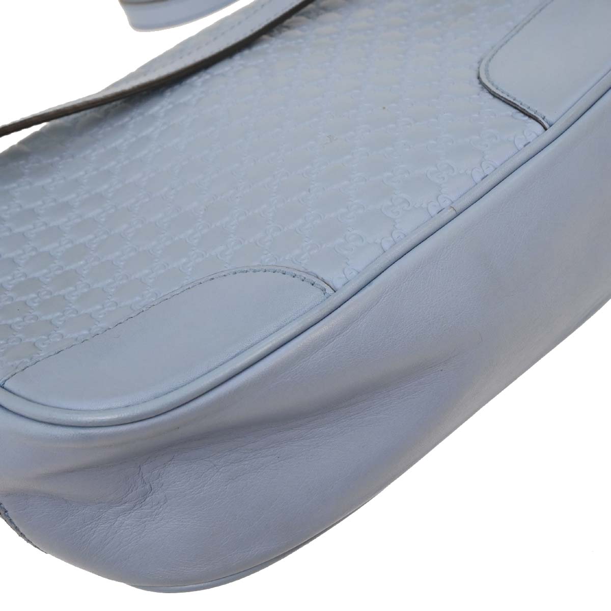 Gucci Light Blue Micro Guccissima Crossbody Bag