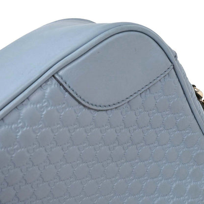 Gucci Light Blue Micro Guccissima Crossbody Bag