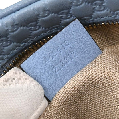 Gucci Light Blue Micro Guccissima Crossbody Bag