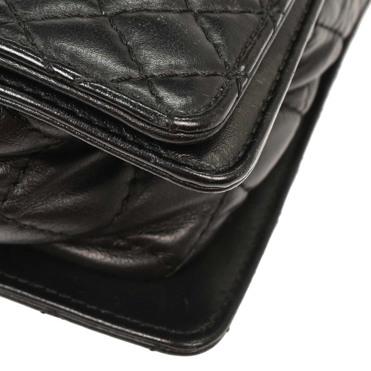 Boy Chanel 2013-2014 Black Lambskin Medium Shoulder Bag