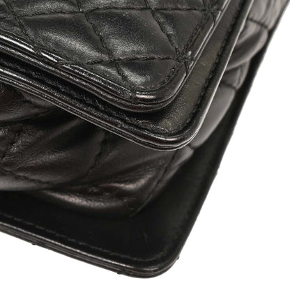 Boy Chanel 2013-2014 Black Lambskin Medium Shoulder Bag