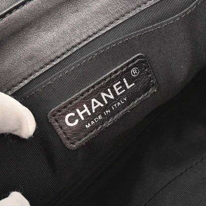 Boy Chanel 2013-2014 Black Lambskin Medium Shoulder Bag