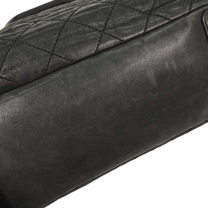 Chanel 2011 Black Iridescent Calfskin In The Mix Shopping Tote