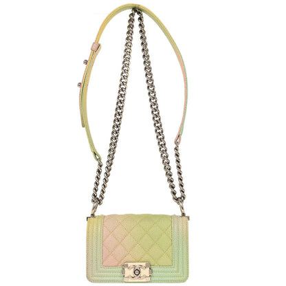 Boy Chanel Pastel Color Caviar Mini Shoulder Bag