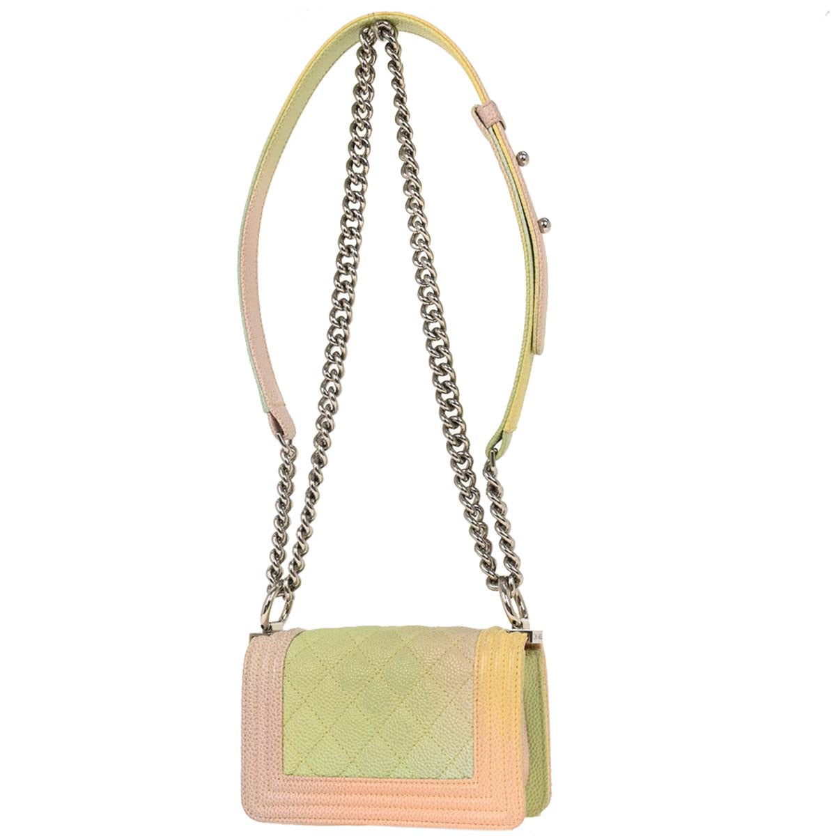 Boy Chanel Pastel Color Caviar Mini Shoulder Bag