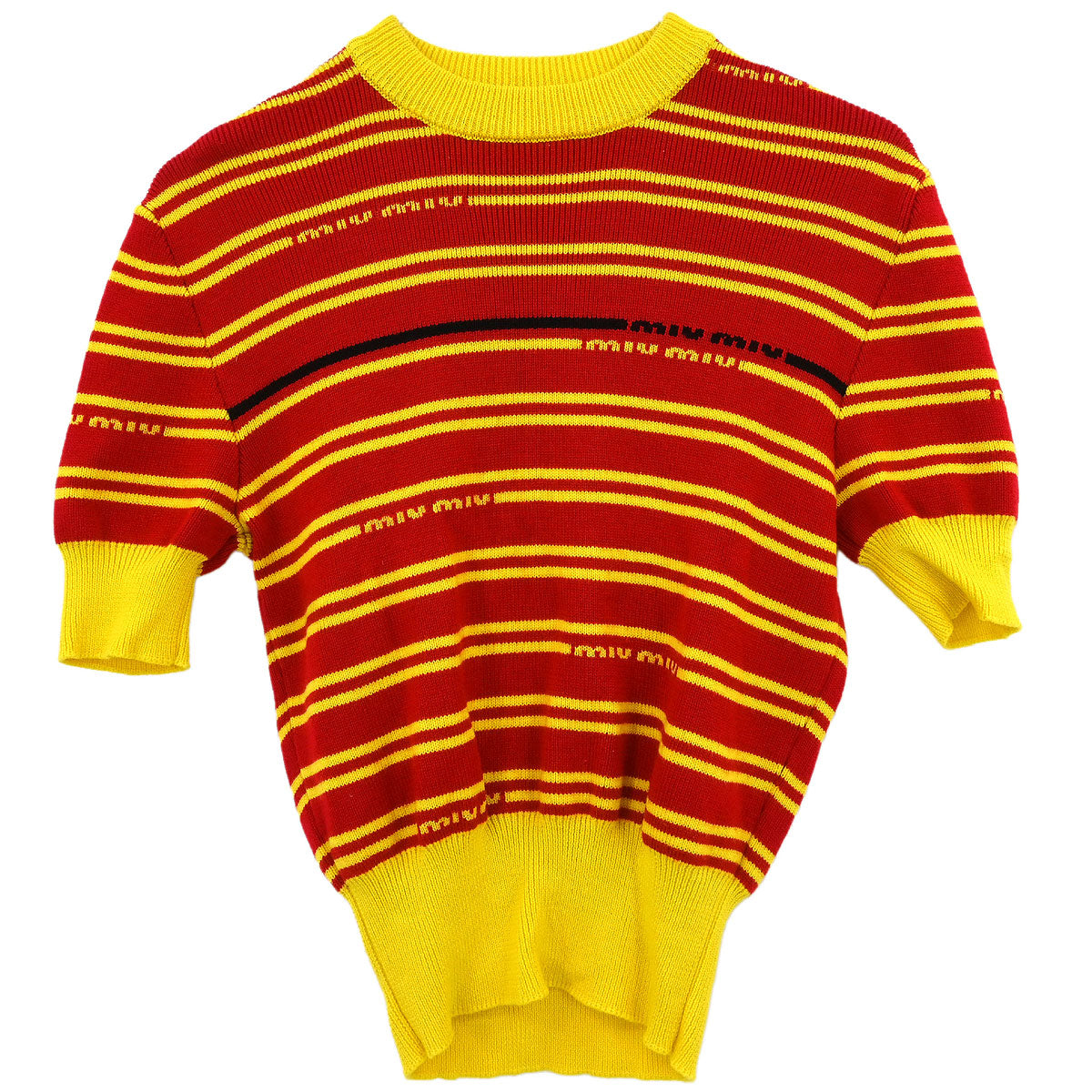 Miu Miu 2019 Sweater Yellow Red #38