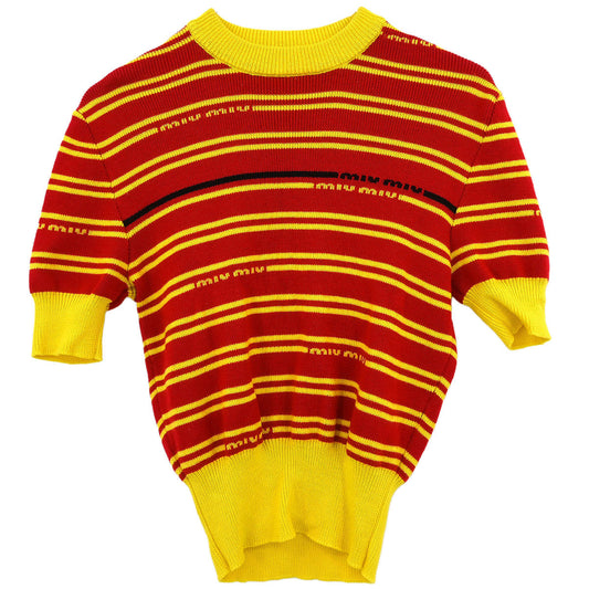 Miu Miu 2019 Sweater Yellow Red #38
