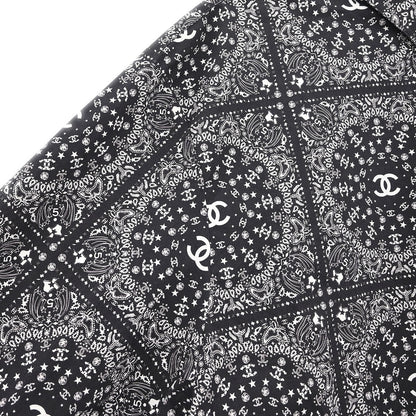 Chanel 2014-2015 Blouse Shirt Black #54