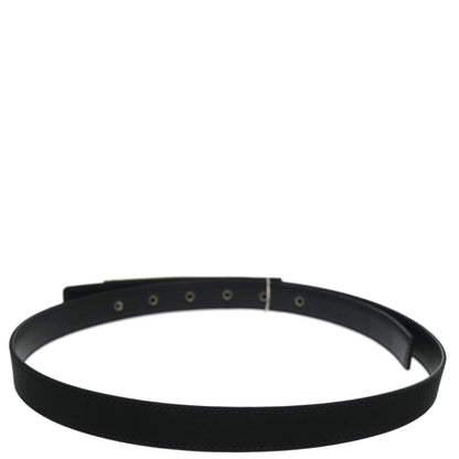 Chanel Belt Black Rhinestone Leather #80/32 B15S Small