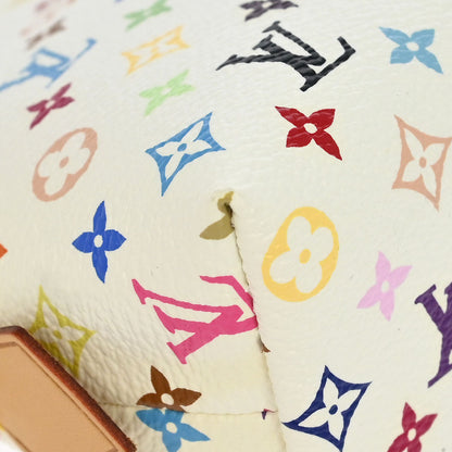 Louis Vuitton White Monogram Multicolor Pochette Cosmetic M47354