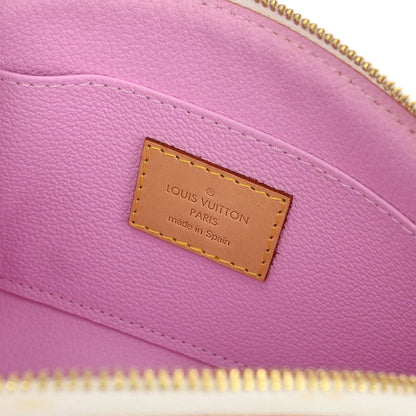 Louis Vuitton White Monogram Multicolor Pochette Cosmetic M47354