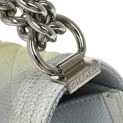 Boy Chanel 2018 Pastel Color Caviar Medium Shoulder Bag
