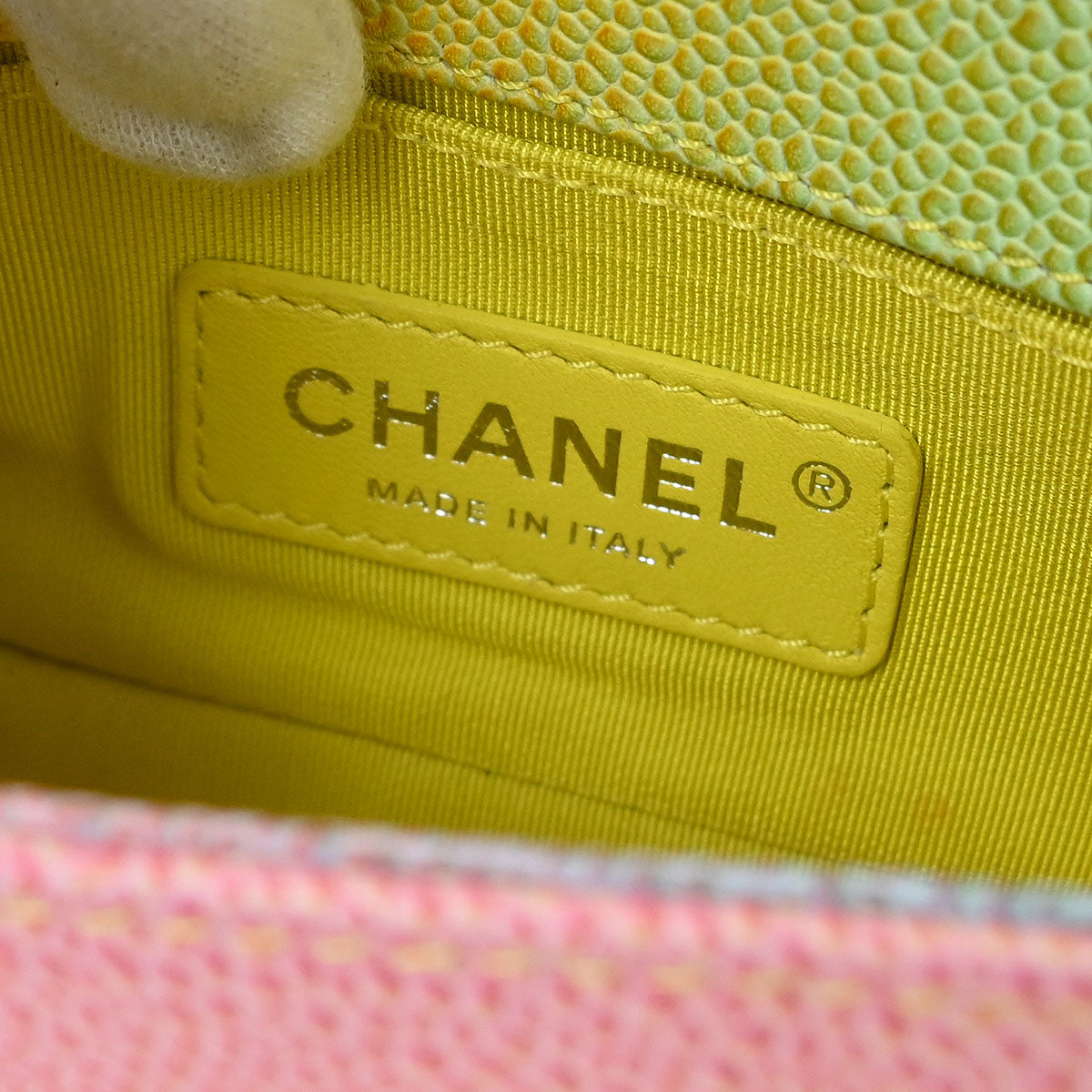 Boy Chanel 2017 Pastel Color Caviar Mini Shoulder Bag