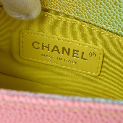 Boy Chanel 2017 Pastel Color Caviar Mini Shoulder Bag