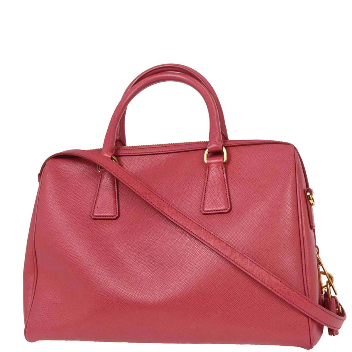 Prada Pink Leather 2way Shoulder Handbag