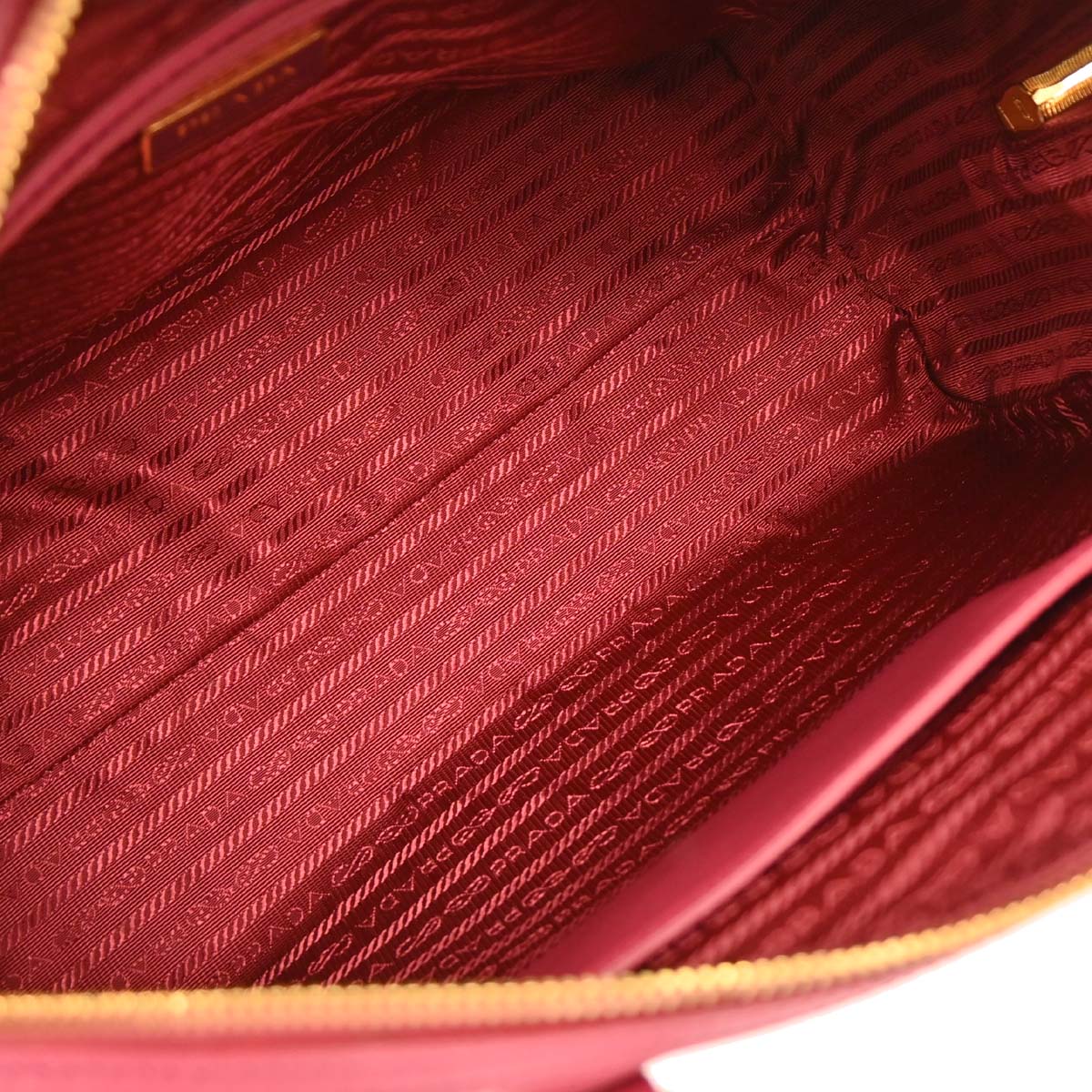 Prada Pink Leather 2way Shoulder Handbag