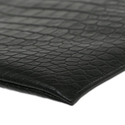 Saint Laurent * Black Leather Clutch Bag