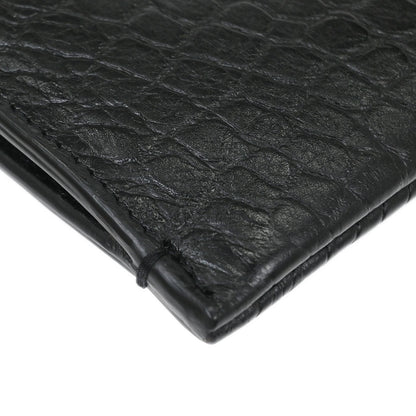 Saint Laurent * Black Leather Clutch Bag