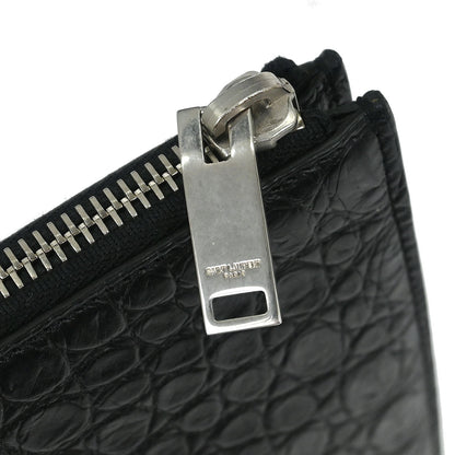 Saint Laurent * Black Leather Clutch Bag