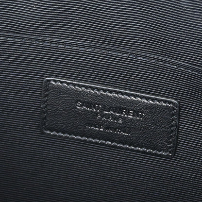 Saint Laurent * Black Leather Clutch Bag