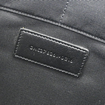 Saint Laurent * Black Leather Clutch Bag