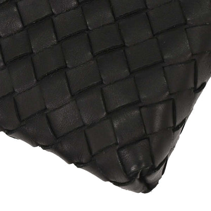 Bottega Veneta Black Intrecciato Shoulder Bag