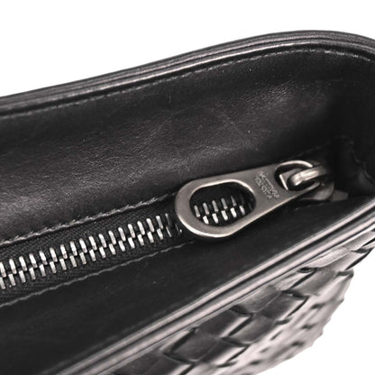 Bottega Veneta Black Intrecciato Shoulder Bag