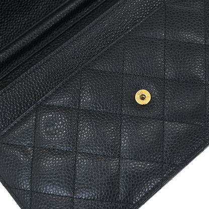 Chanel Black Caviar Classic WOC Wallet On Chain