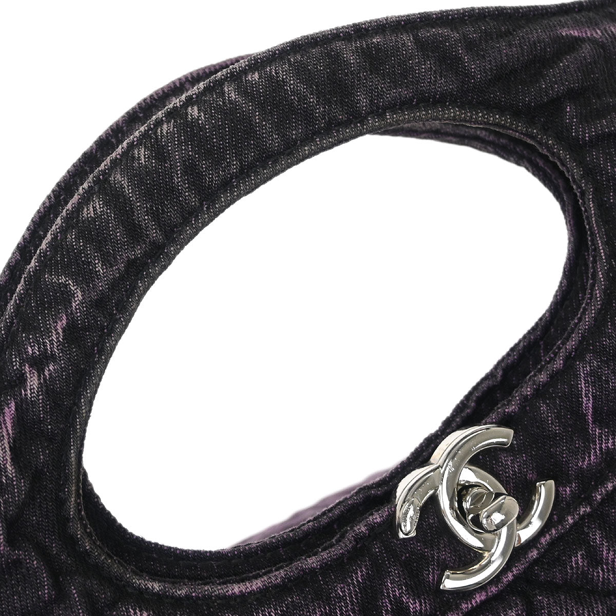 Chanel 2019 Purple Denim Chanel 31 Shopping Bag 2way Shoulder Handbag