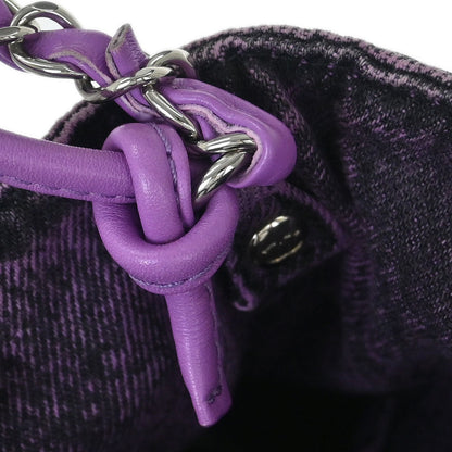 Chanel 2019 Purple Denim Chanel 31 Shopping Bag 2way Shoulder Handbag