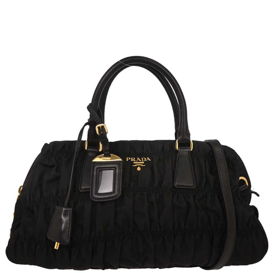 Prada Black Nylon Handbag