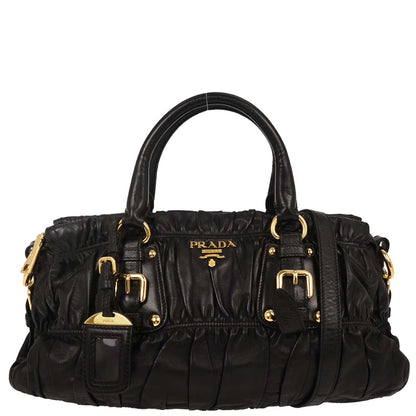 Prada Black Lambskin Handbag
