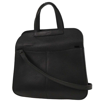 Hermes Black Taurillon Clemence Halzan 31 2way Shoulder Tote Bag