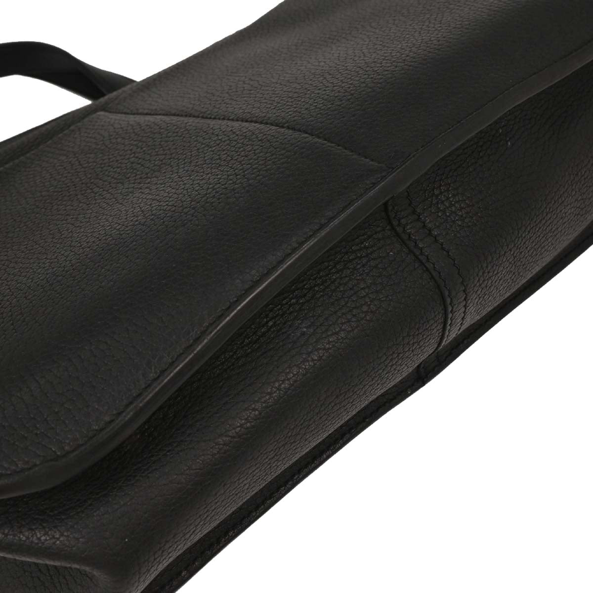 Hermes Black Taurillon Clemence Halzan 31 2way Shoulder Tote Bag