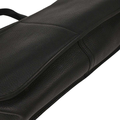 Hermes Black Taurillon Clemence Halzan 31 2way Shoulder Tote Bag