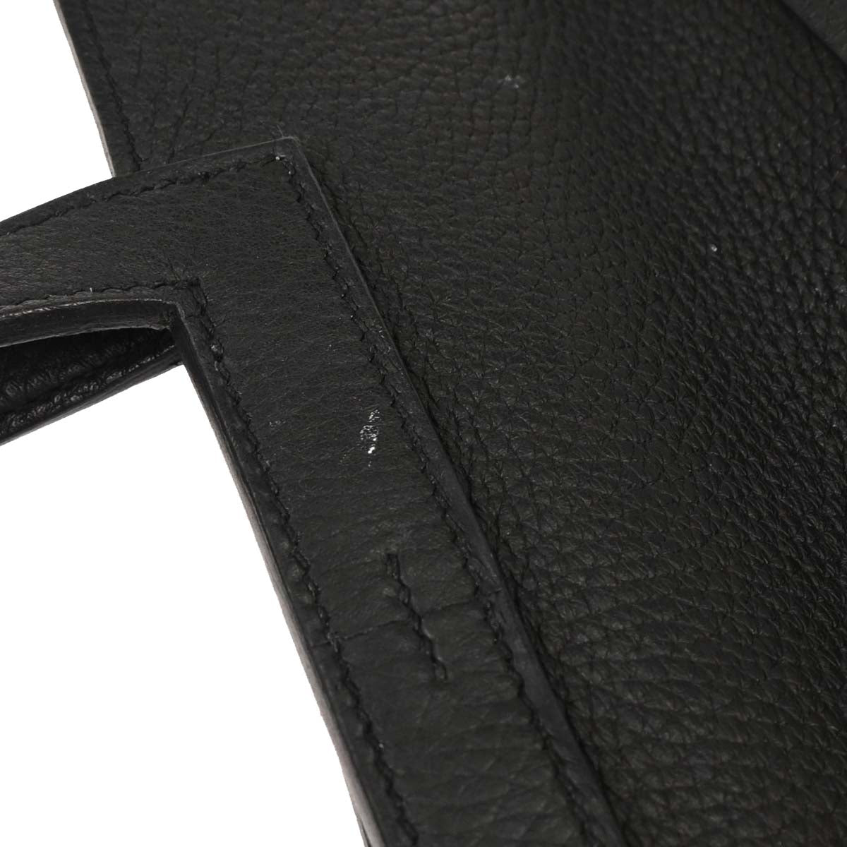 Hermes Black Taurillon Clemence Halzan 31 2way Shoulder Tote Bag