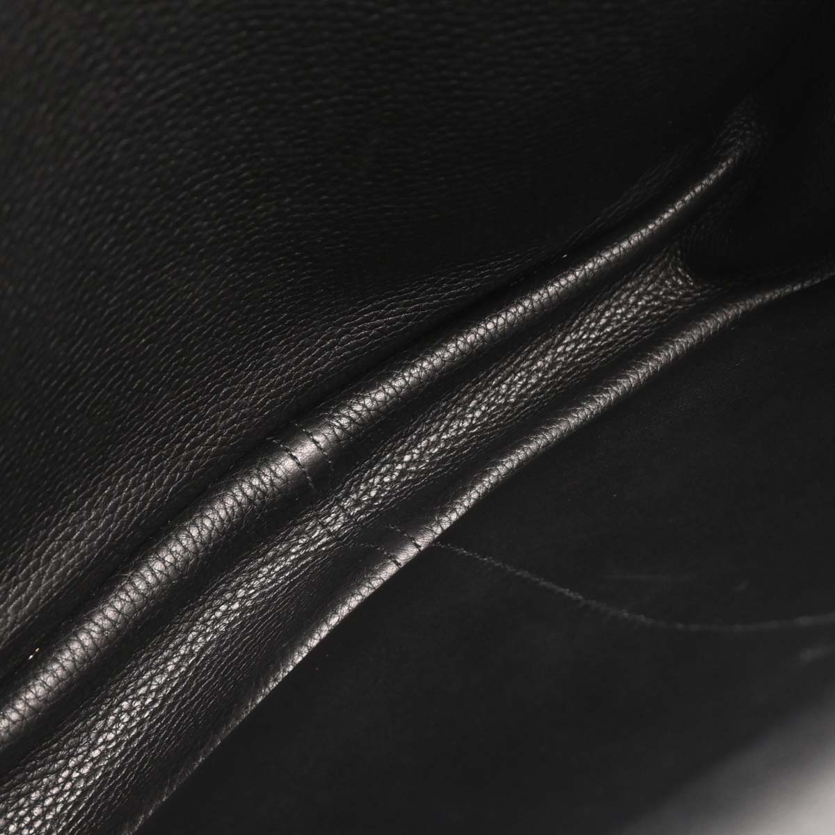 Hermes Black Taurillon Clemence Halzan 31 2way Shoulder Tote Bag