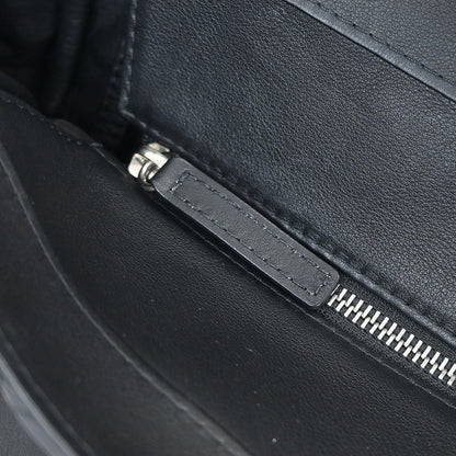 Chanel 2019 Black Lambskin Ultra Pocket Shopping Tote 2way Shoulder Handbag