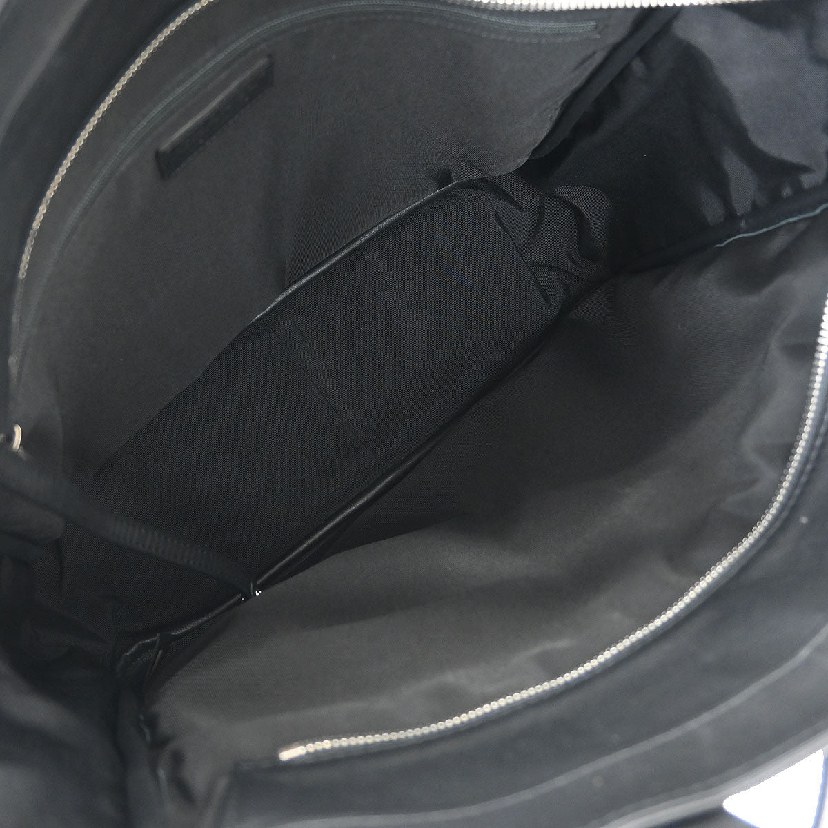 Chanel 2019 Black Lambskin Ultra Pocket Shopping Tote 2way Shoulder Handbag