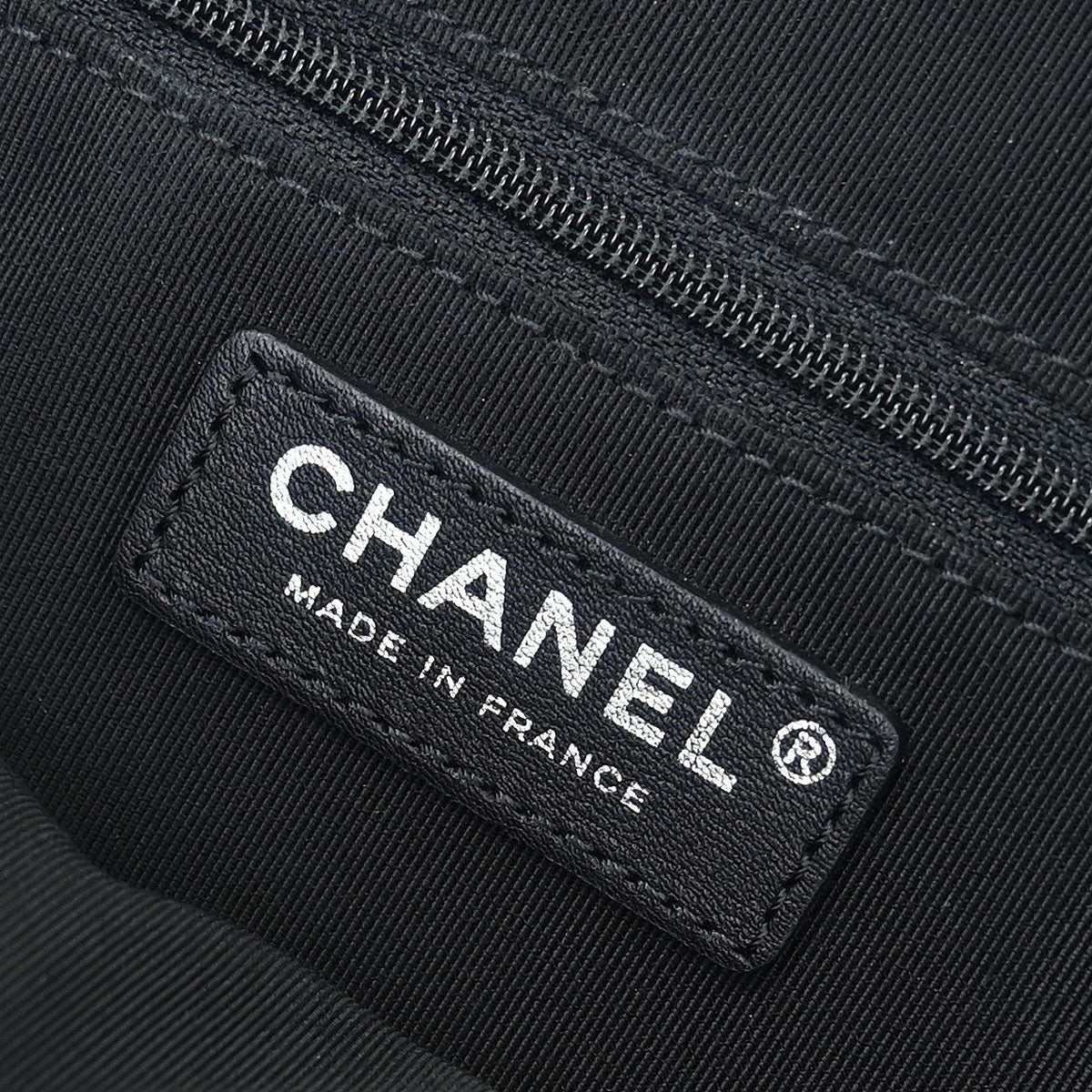 Chanel 2019 Black Lambskin Ultra Pocket Shopping Tote 2way Shoulder Handbag