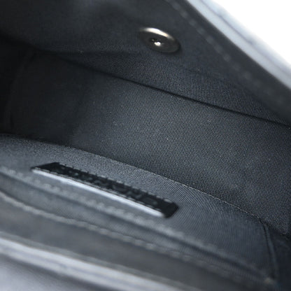 Chanel 2015-2016 Black Calfskin 2way Shoulder Handbag