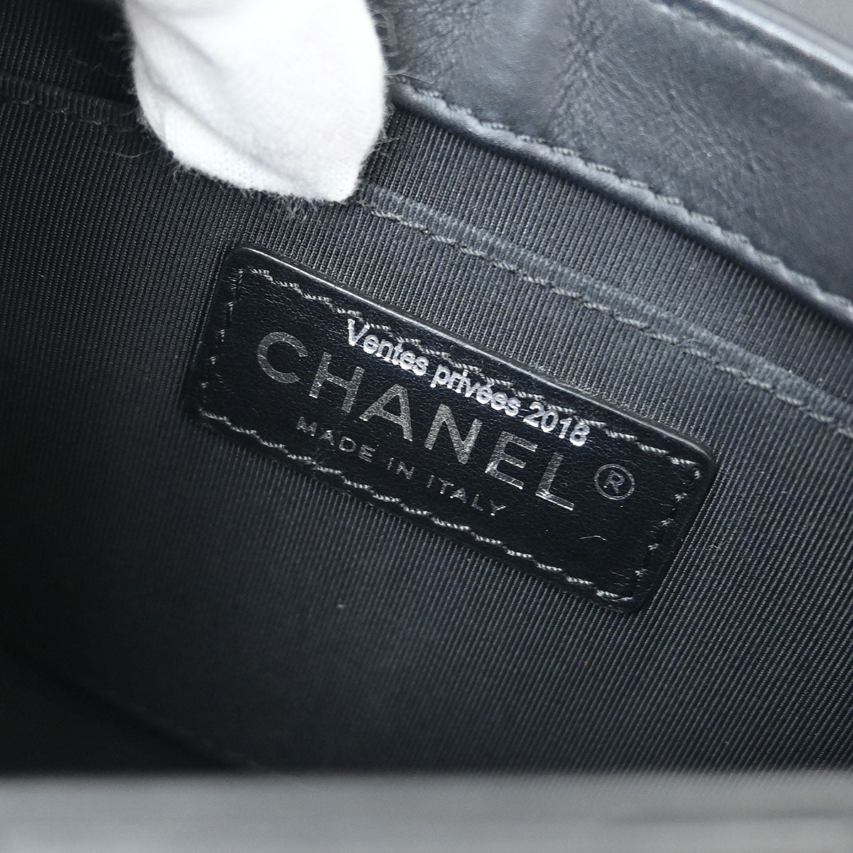 Chanel 2015-2016 Black Calfskin 2way Shoulder Handbag