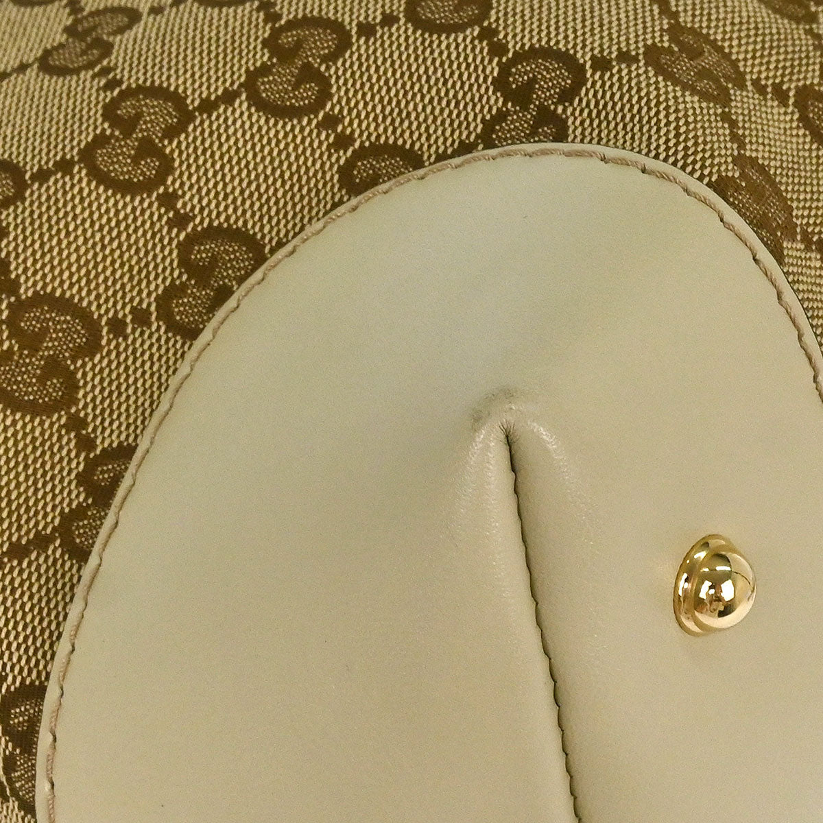 Gucci Beige Heart Bit GG 2way Shoulder Tote Bag