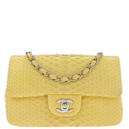 Chanel 2013-2014* Yellow Python Shoulder Bag